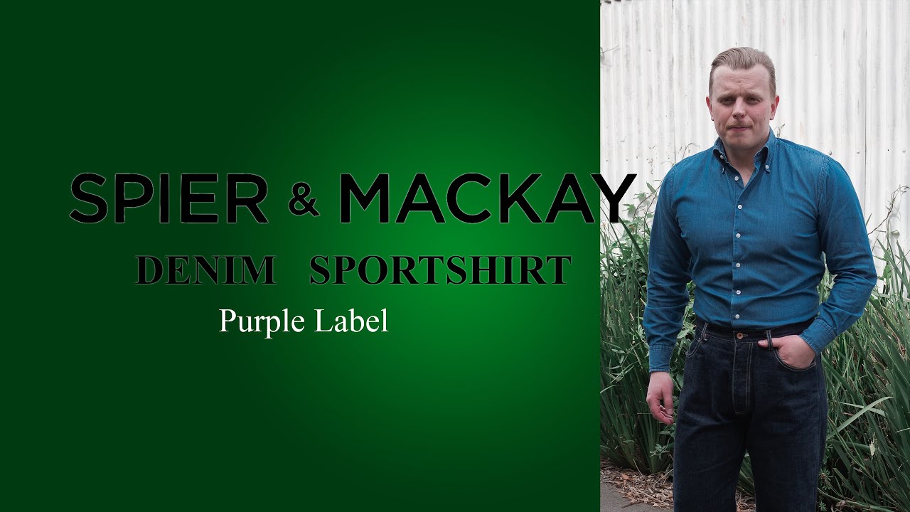 The Minimalist Denim Shirt - Spier and Mackay Purple Label - Denim Sportshirt