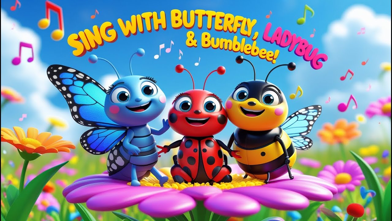 Butterfly Ladybug Bumblebee | Joyful Kids world