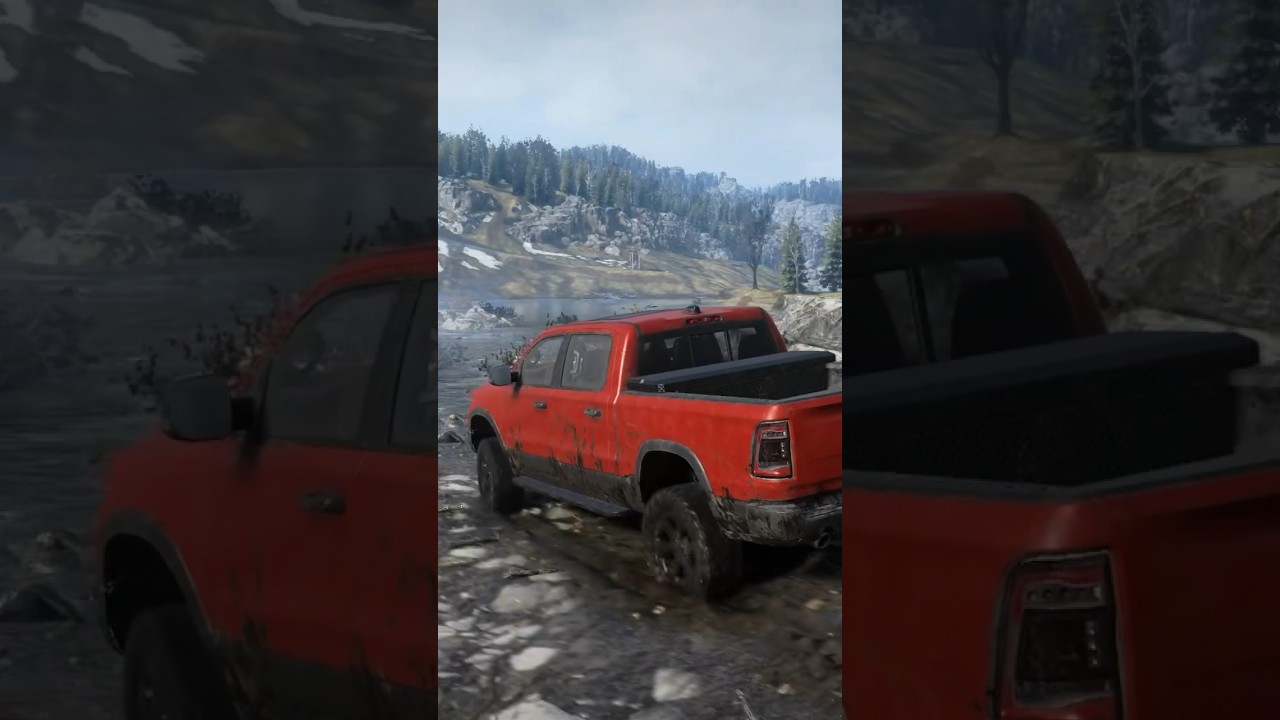 🔥Snowrunner: MODS  CAR DODGE RAM 🐏 #gametime32 #games #snowrunner #ats