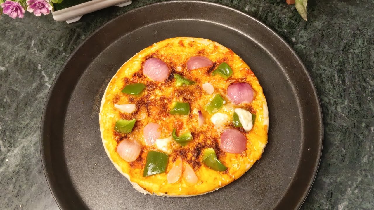 Veg pizza recipe for beginners🍕 