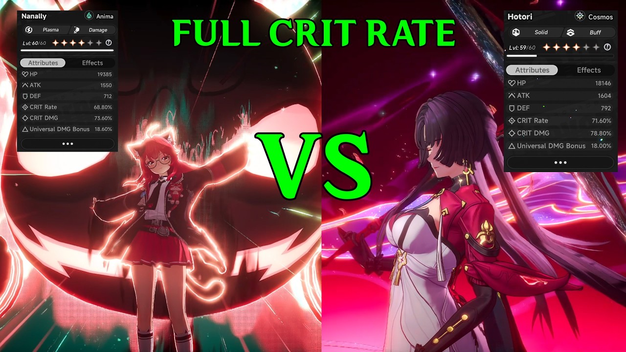 GHOST TRAIN Hotori VS Nanally Full Build F2P CRIT RATE - Neverness To Everness