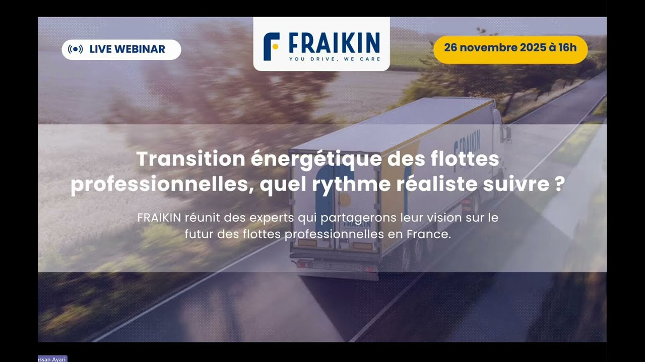 [WEBINAR] Journée Mondiale des Transports Durables 26 novembre 2025 | Focus FRANCE