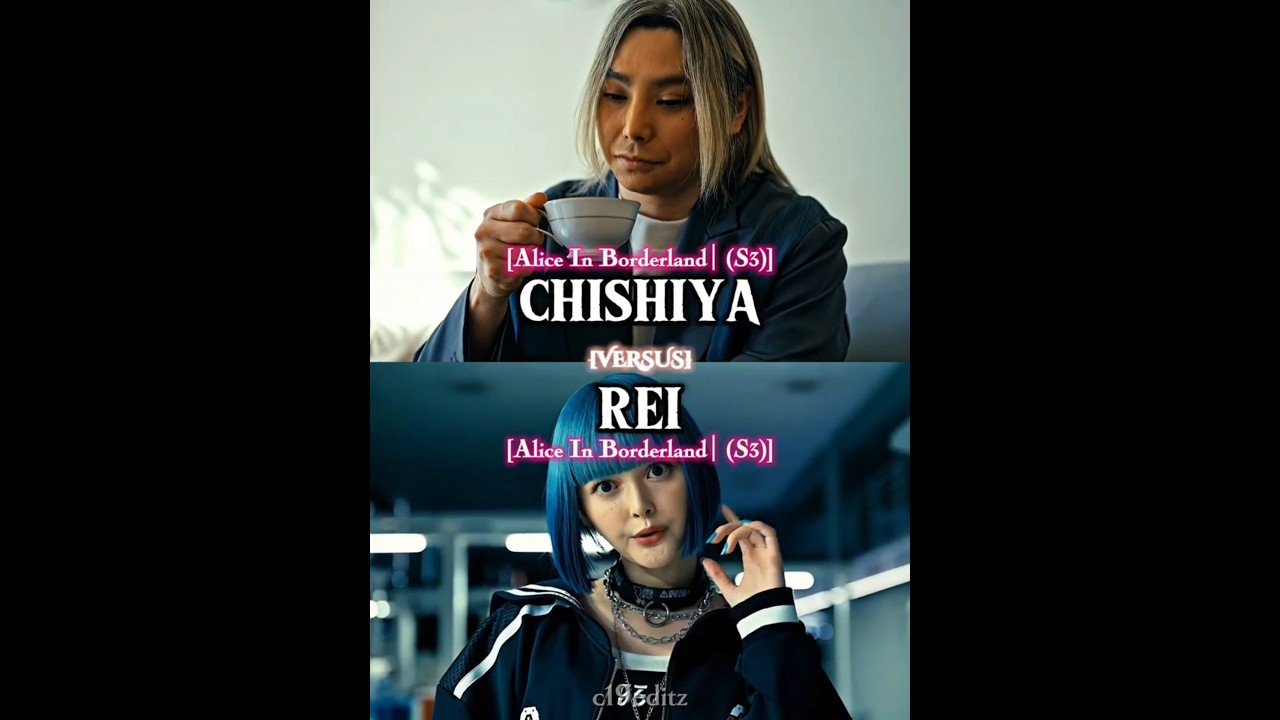 Chishiya (S3) VS Rei (S3) | Alice In Borderland (Season3) | #rei#chishiya#aliceinborderlandseason3