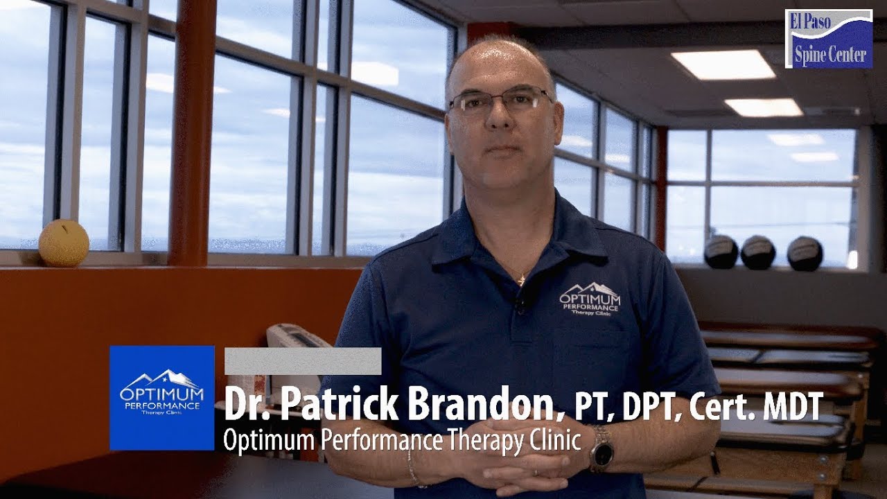 Dr Patrick Brandon and the McKenzie Method