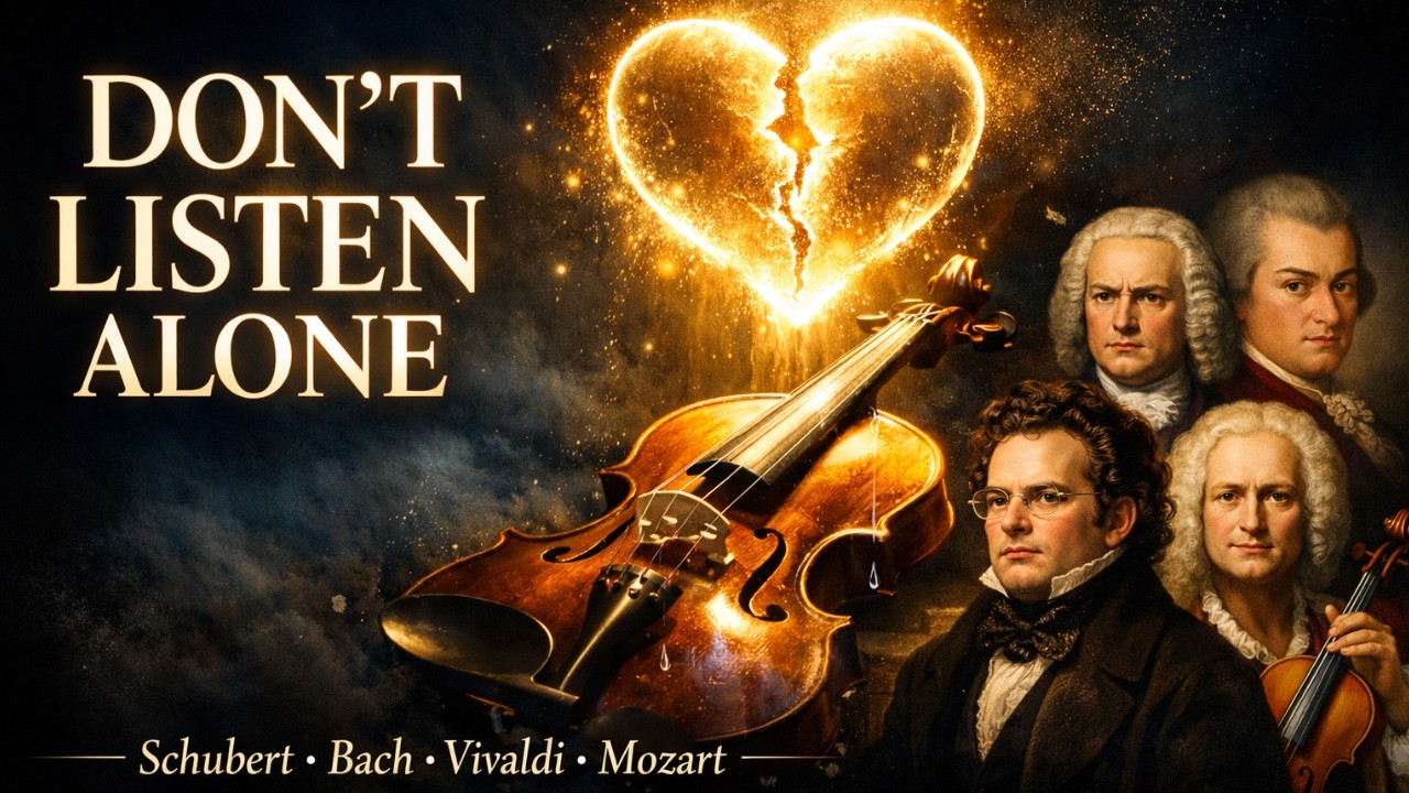 Classical Music for Lonely People - Schubert, Bach, Handel, Vivaldi, Mozart | The Best Of Violin