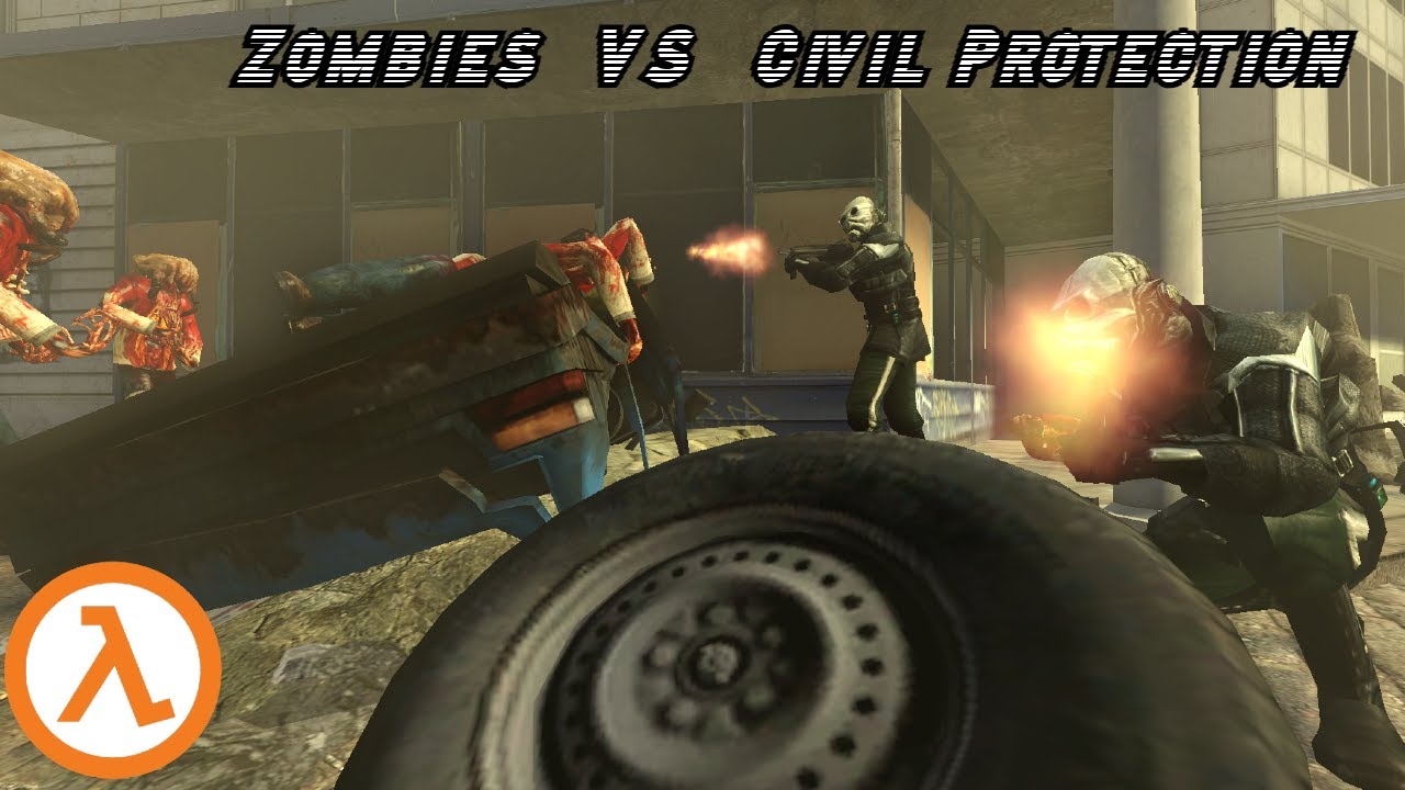 Civil Protection VS Zombies - Half Life 2 NPC Arena Battle
