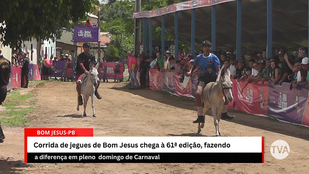 Corrida de jegues de Bom Jesus chega à 61ª edição, fazendo a diferença em pleno domingo de Carnaval