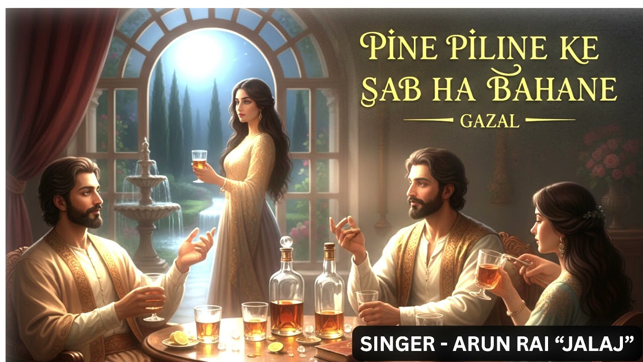 2025 VIRAL GAZAL II PINE PILANE KE SAB HAI BAHANE II ARUN RAI JALAJ II#gazals