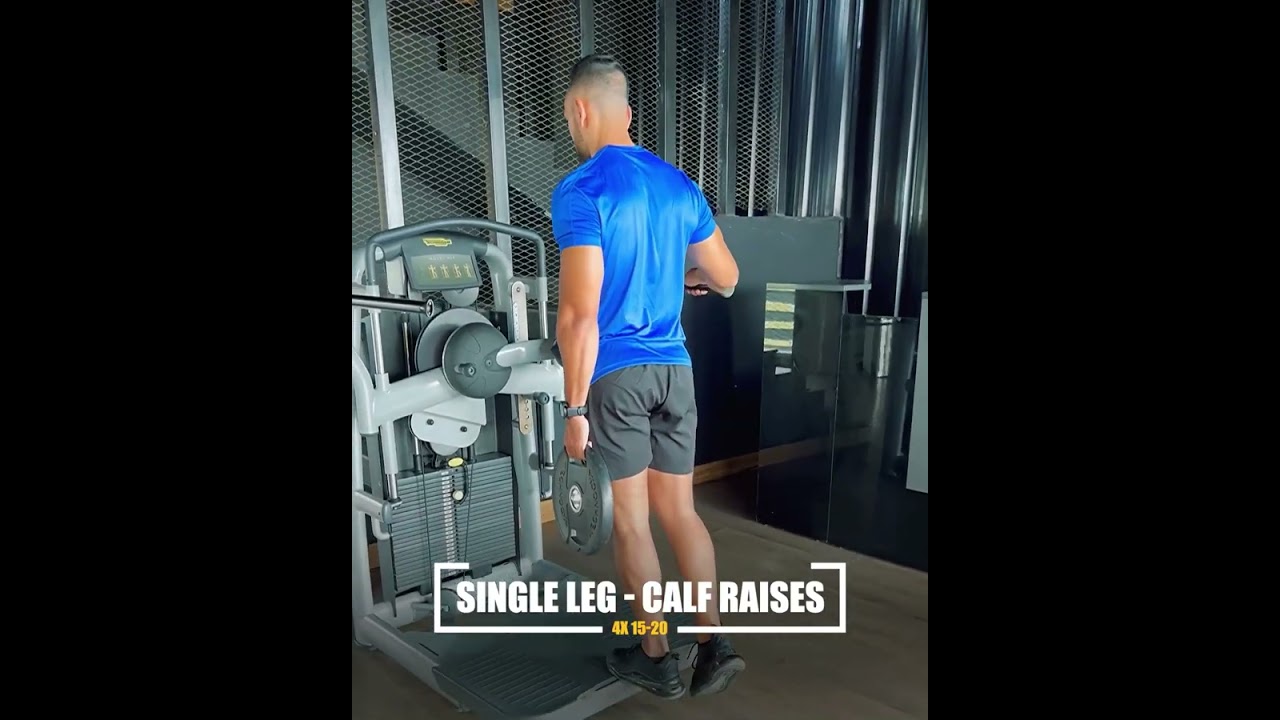 Legs Workout | Single Leg - Calf Raises | [Mahmoud Salah MASH]