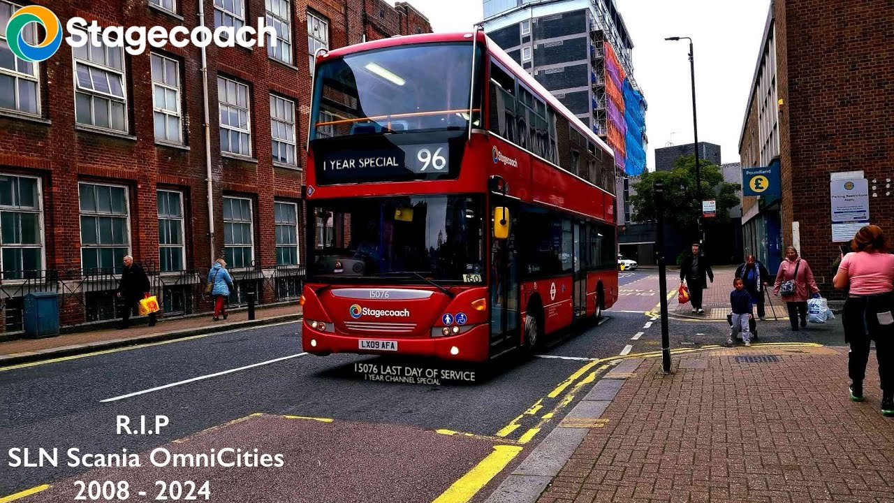 *1 YEAR CHANNEL SPECIAL* Route 96 Journey | Bluewater - Crayford Town Hall | SLN 15076 LX09 AFA