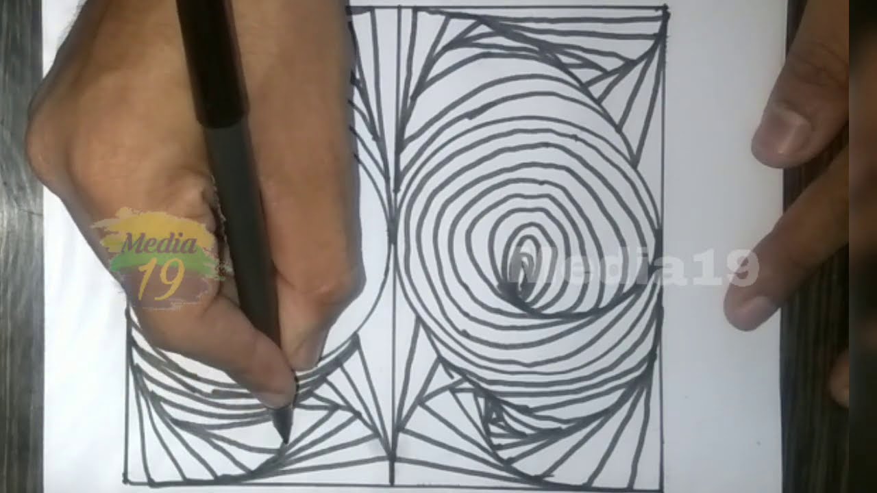 Line Art | ZenArt |  Circle Pattern #4