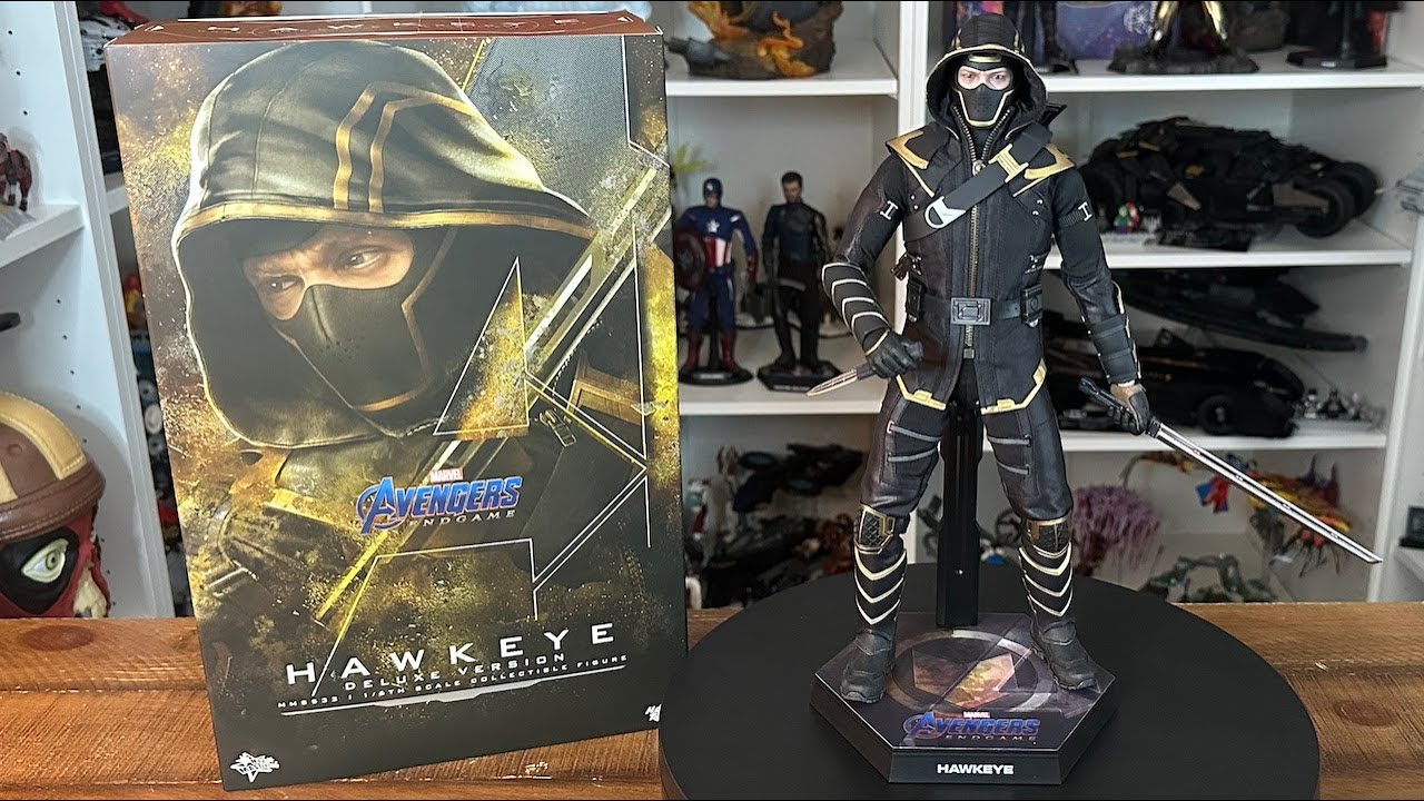 UNBOXING HOT TOYS DELUXE HAWKEYE / RONIN FROM AVENGERS ENDGAME MARVEL 1/6th SCALE COLLECTIBLE FIGURE