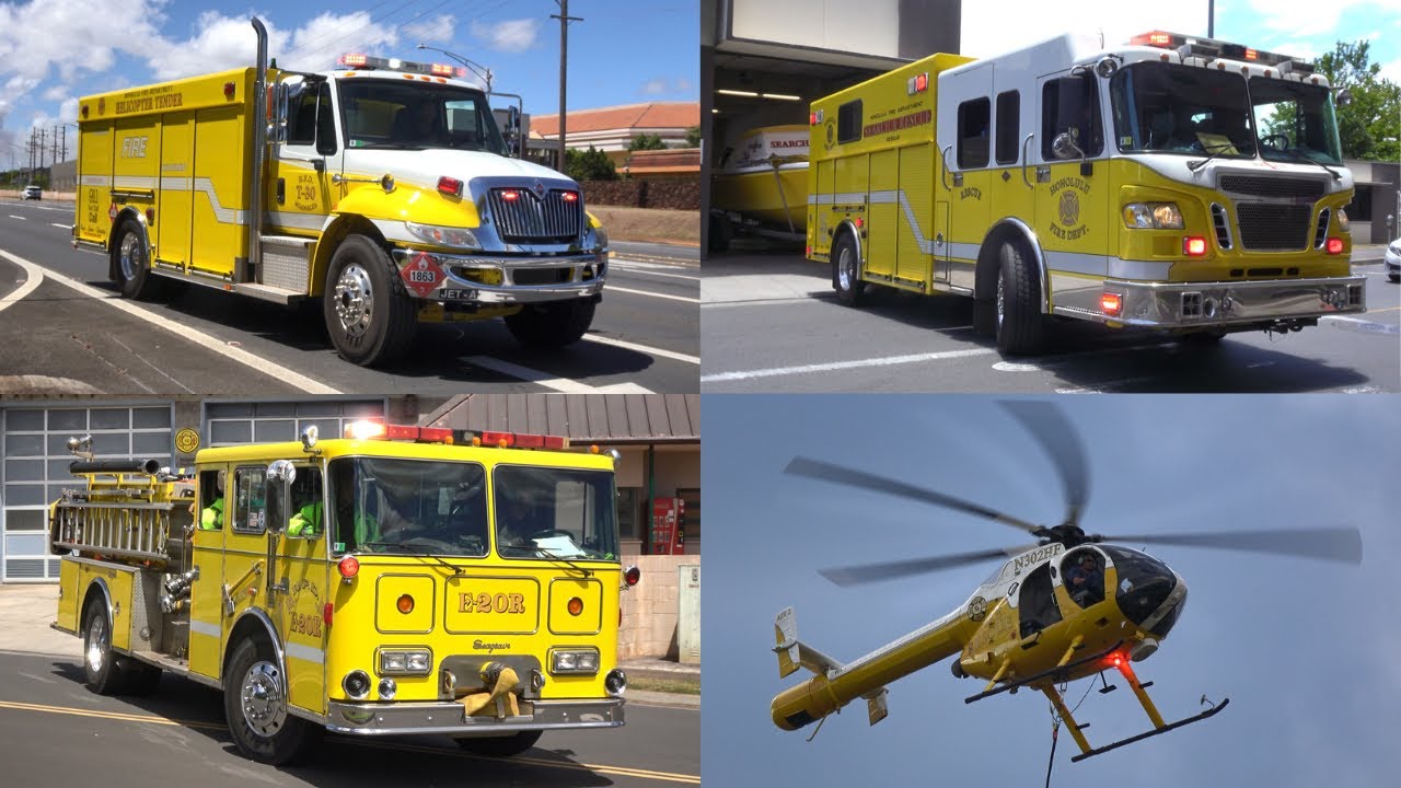 Honolulu Fire Department Responding - Compilation #23 (Veterans Day Special)
