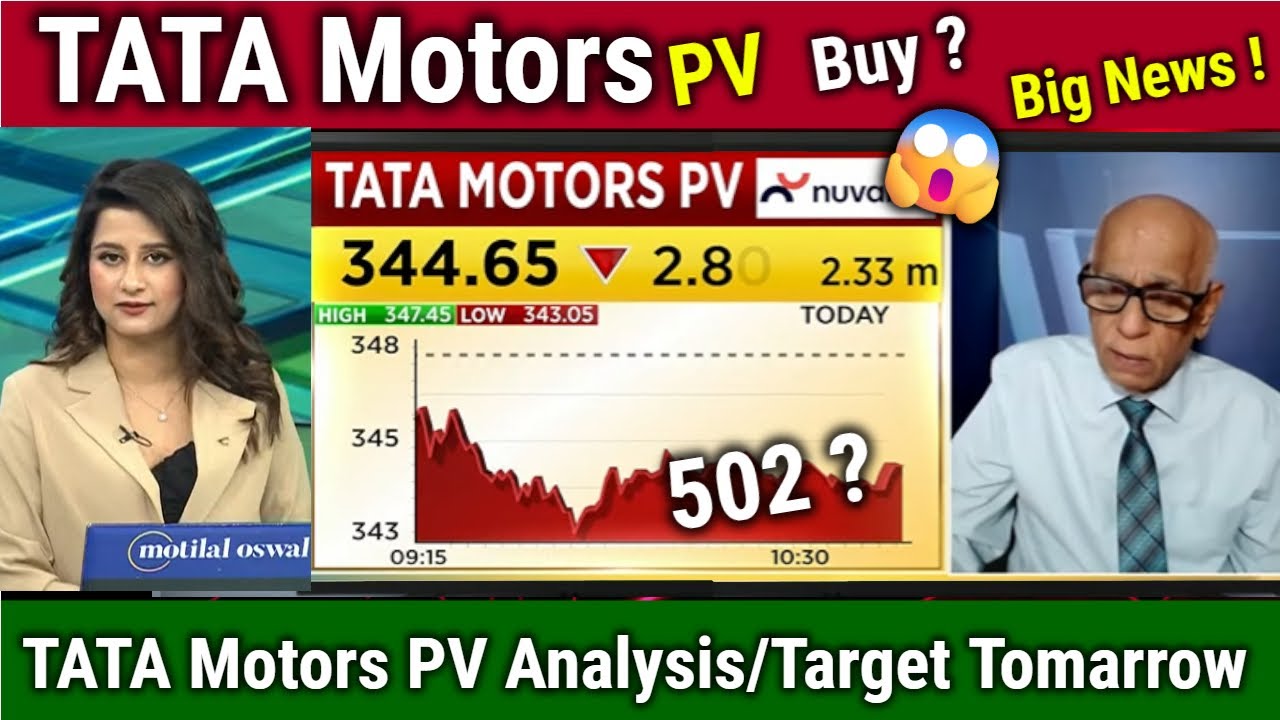 TATA Motors share news today,tmpv buy or sell ?,tata motor PV Share Analysis,Target 2030,Split news