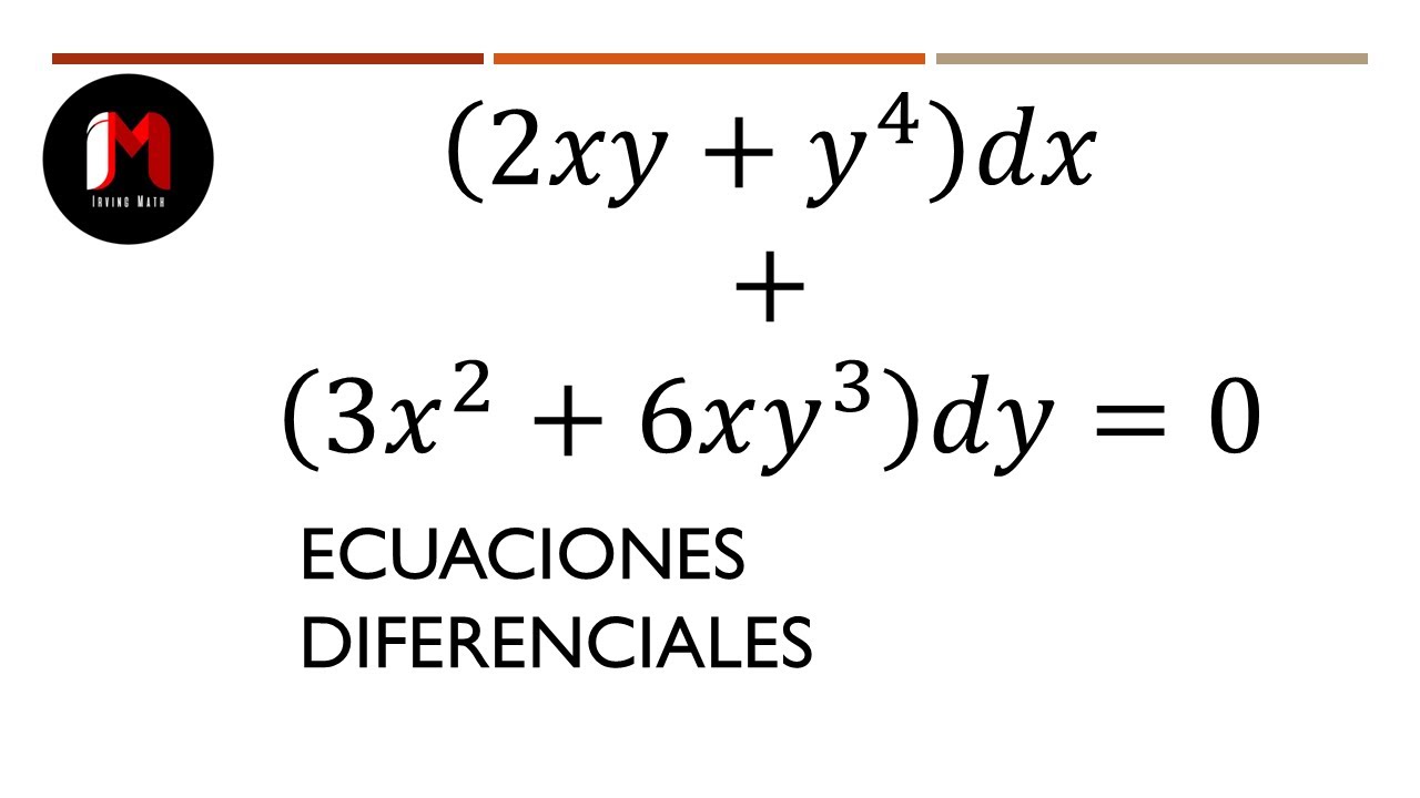 Ecuación Diferencial No Exacta con Factor Integrante - Ejercicio 3