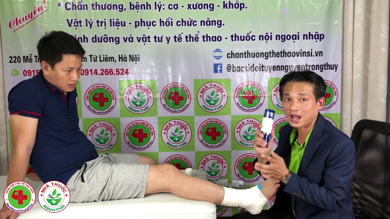 Bài 2 - Cách Băng xử lý Bong Gân Mắt Cá Cổ Chân khi chơi Bóng đá