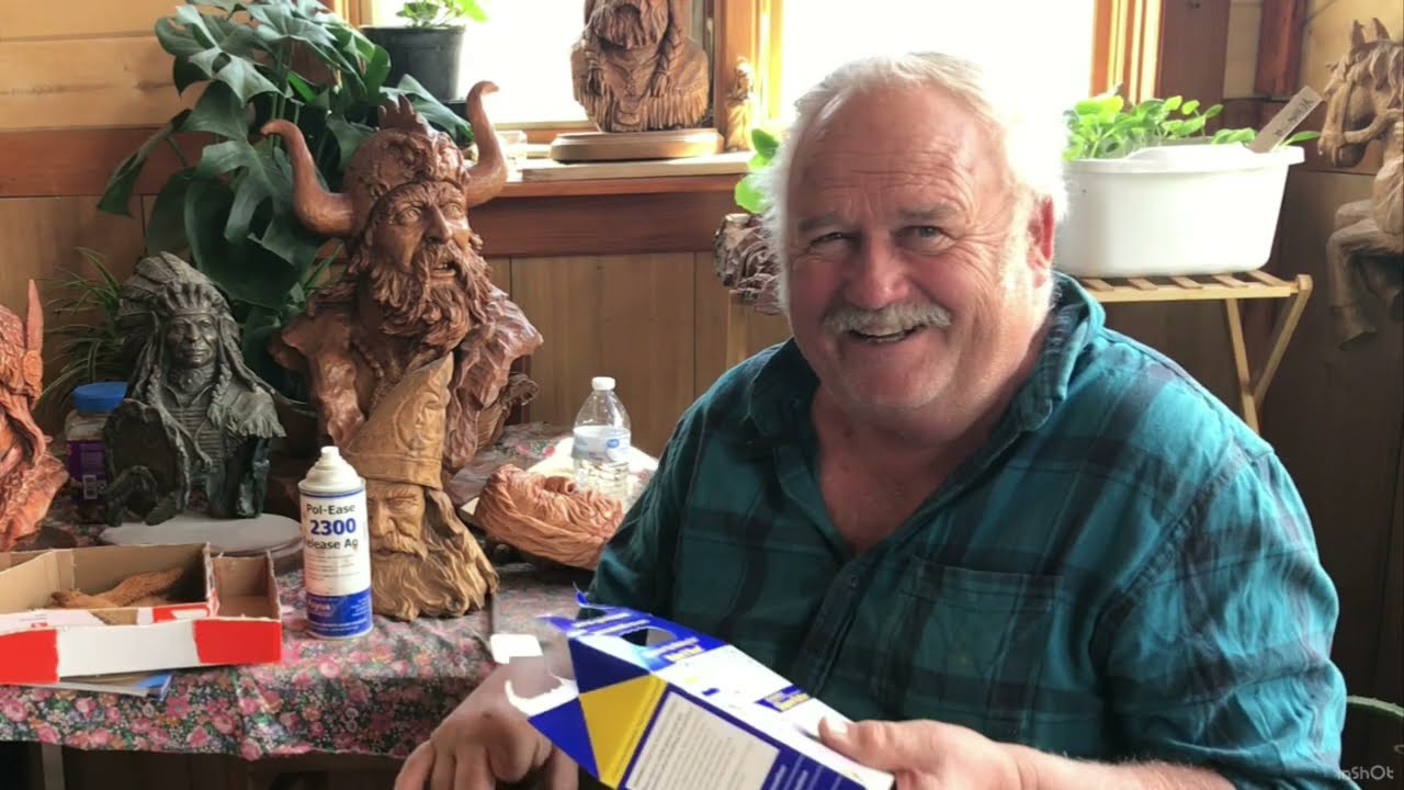 Woodcarvers Corner with Rex Branson: Making a Mold of a Small Carving with Silicone Rubber pts 1 & 2