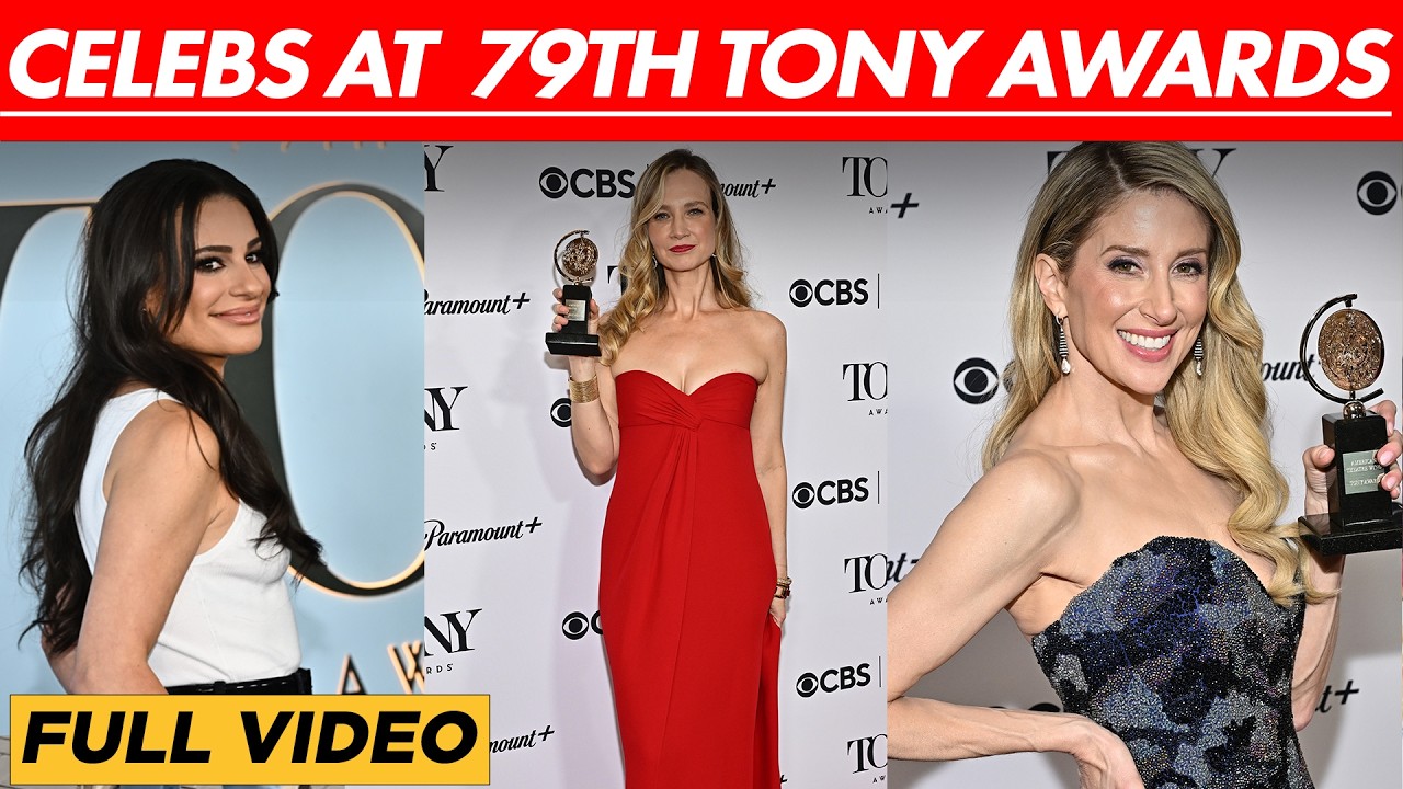 Lea Michele, Caissie Levy & More Stars Bring Glamour To The 79th Tony Awards | FULL VIDEO