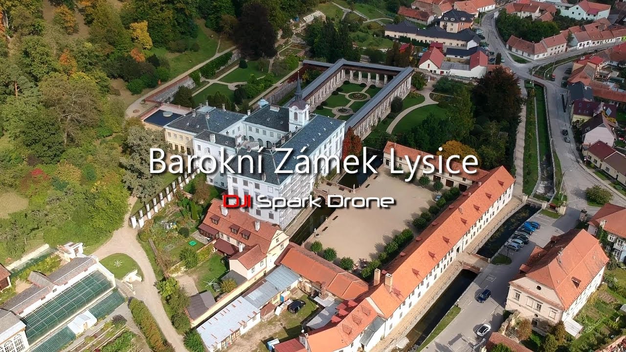 🏰 Barokní Zámek Lysice DJI Spark Drone