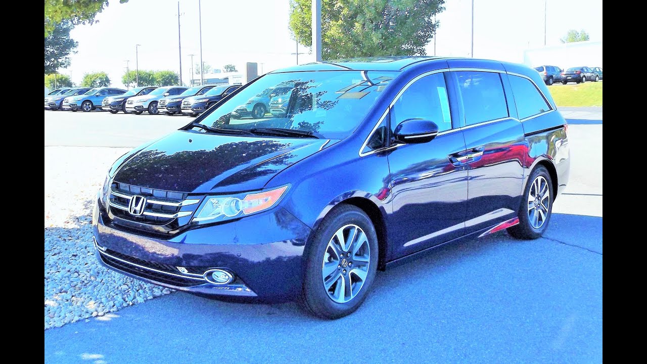 2016 Honda Odyssey Touring Elite Start Up, Review and Tour