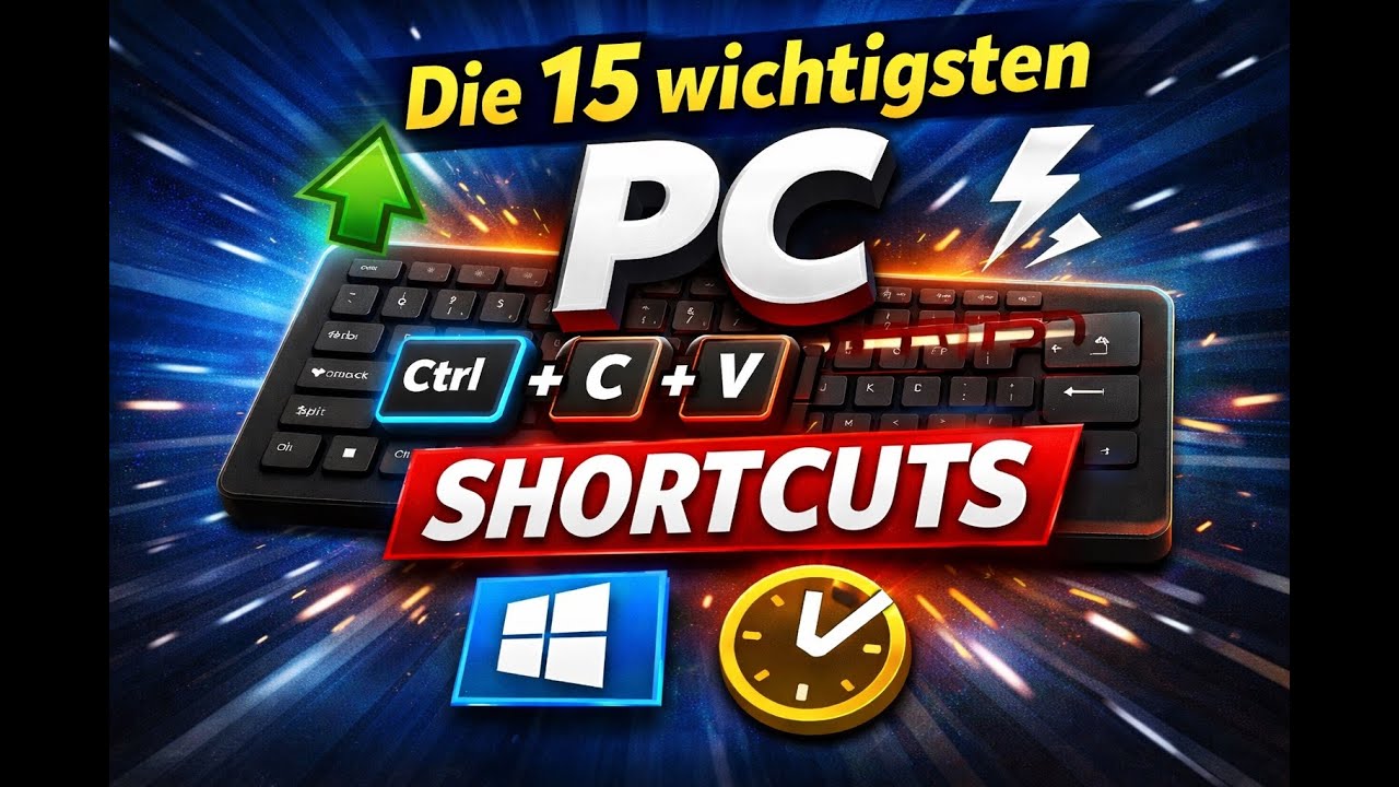 Die 15 wichtigsten PC #Shortcuts  #KeyboardShortcuts #PCtipps #windows #office #homeoffice #pc