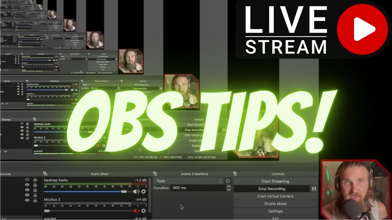 How to setup OBS Studio for live-streaming.(Logic Pro+Blackhole)