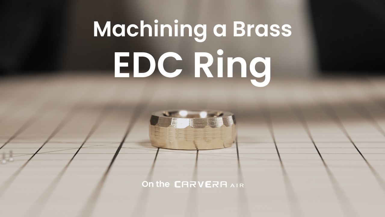 I Made an EDC Ring with a Desktop CNC (Full Process)