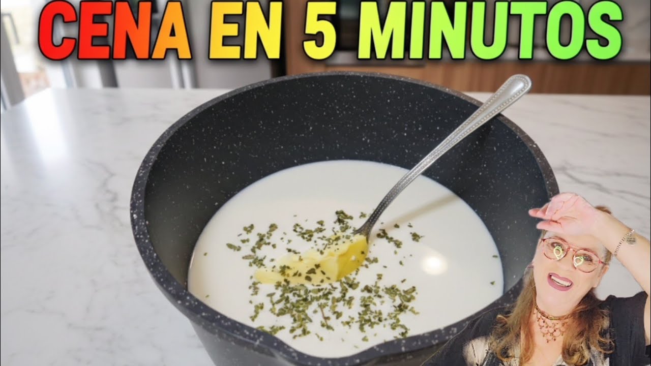 ✨️CENA RAPIDÍSIMA EN 5 minutos🔥 con PURÉ DE PATATAS, HUEVO Y ATÚN‼️
