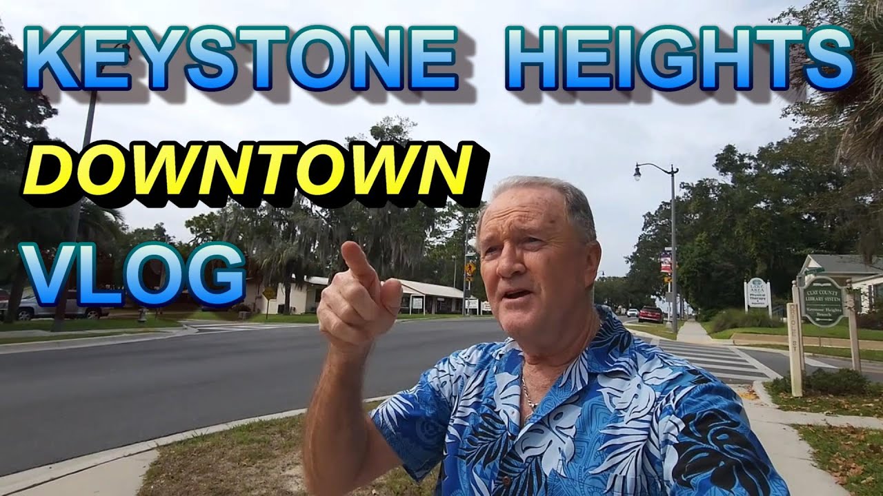 Keystone Heights Florida Full Vlog  [Walking downtown to Keystone Beach]