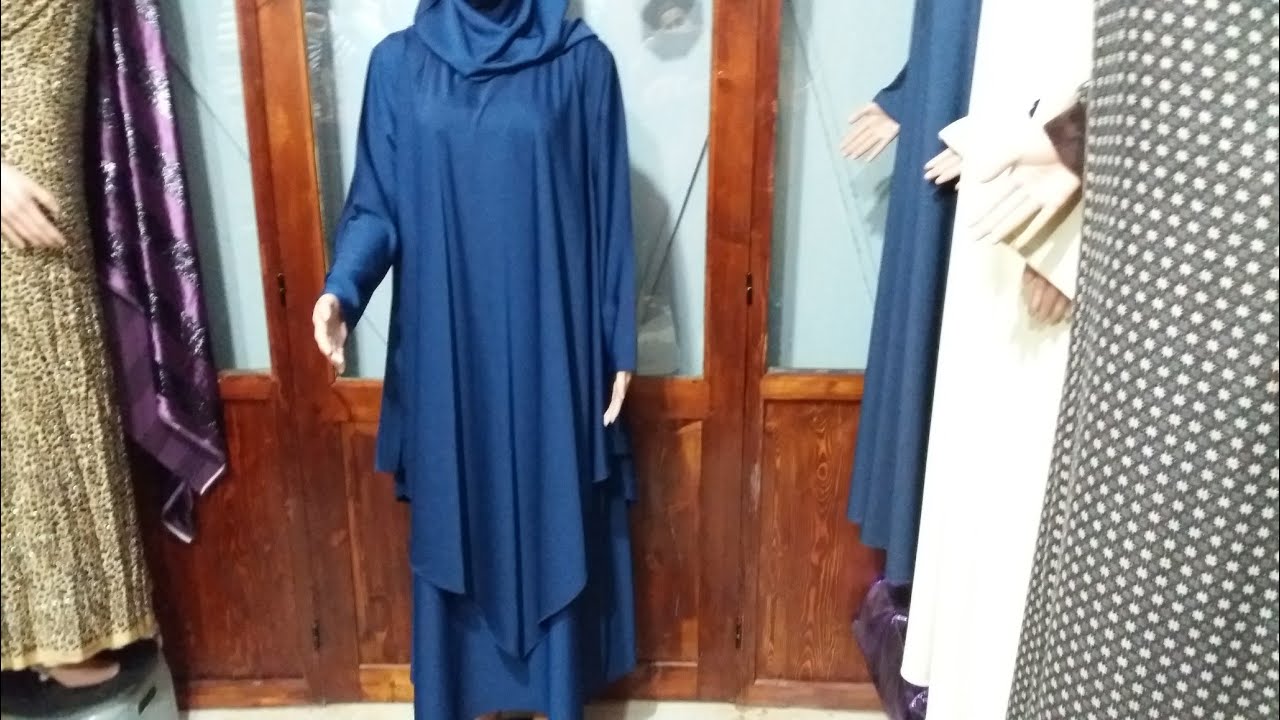 لباس محجبات في منتهى الروعة خيطيه بنفسك بطريقة سهلة و مبسطة حصريا على قناتي أم رحاب للخياطة 😍
