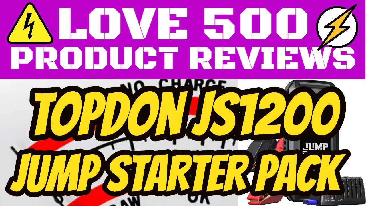 TopDon JS1200 Jump Surge Engine Jump Start Review - Unbiased review. Is this Jump Starter any good?