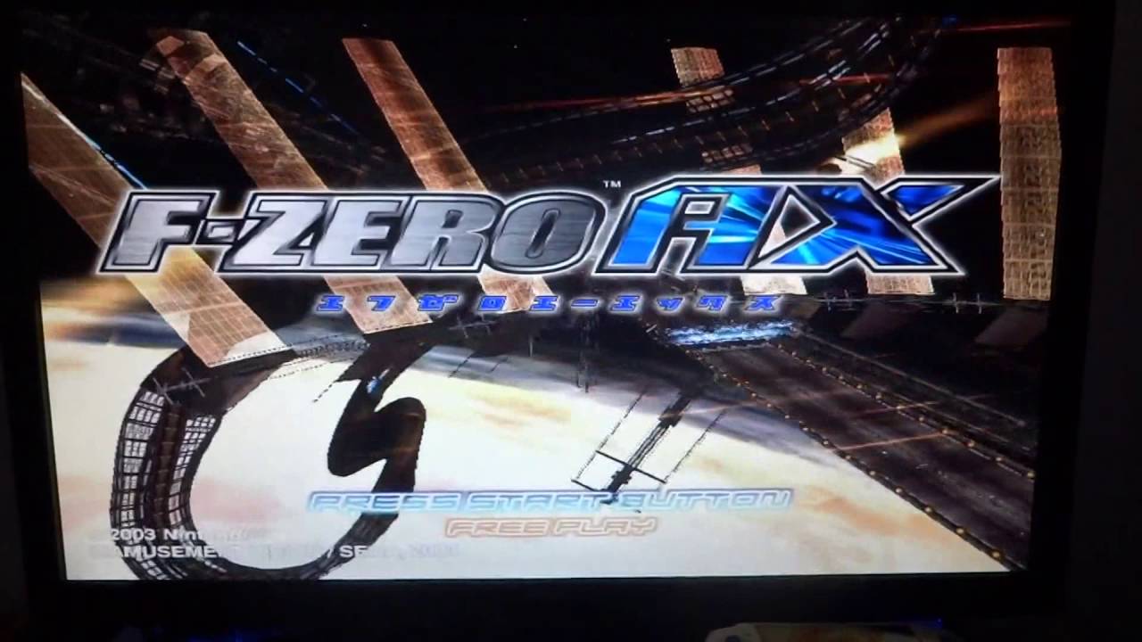 F-ZERO AX: Triforce Arcade Attract Mode Only ( Caution: Loud Fans)