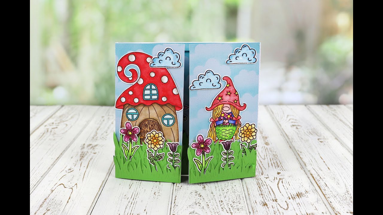Kinetic Cards & Cute Critters | Interlocking Slider Card