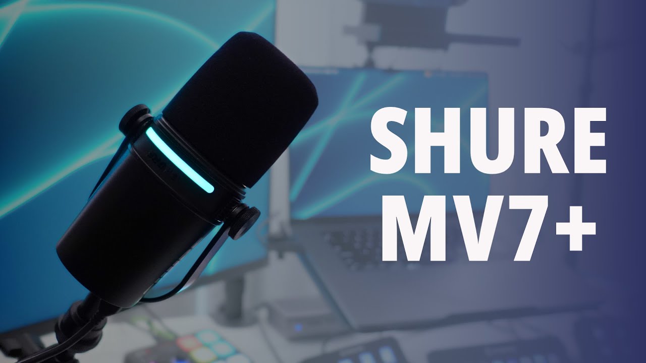 Сравнение микрофона Shure MV7+