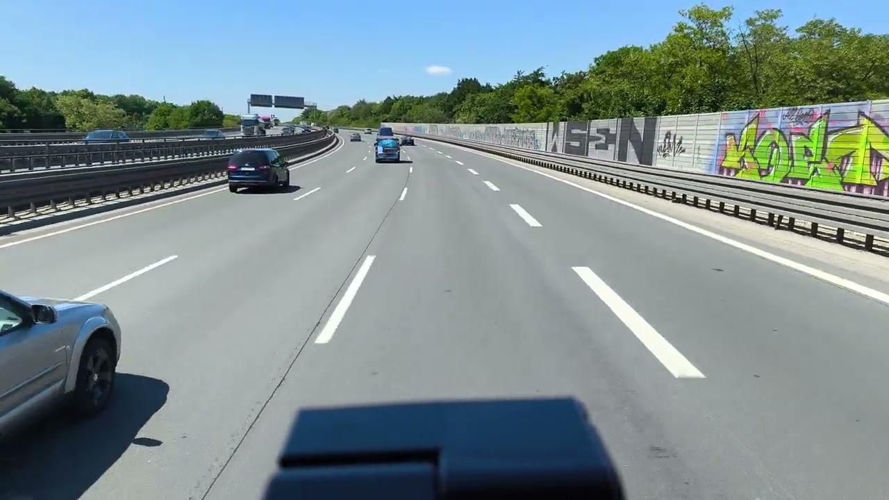 A3 Oberhausen bis Krefeld über A3/A42A57