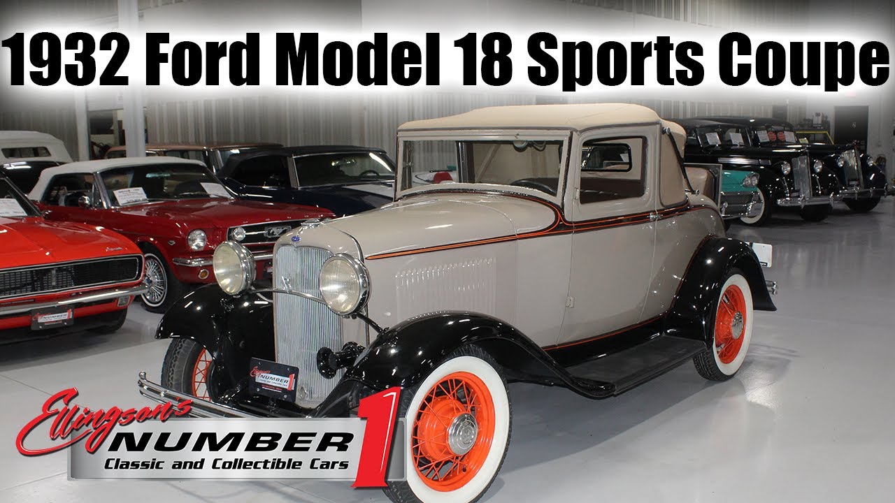 1932 Ford Model 18 Sports Coupe - FOR SALE at Ellingson Motorcars in Rogers, MN