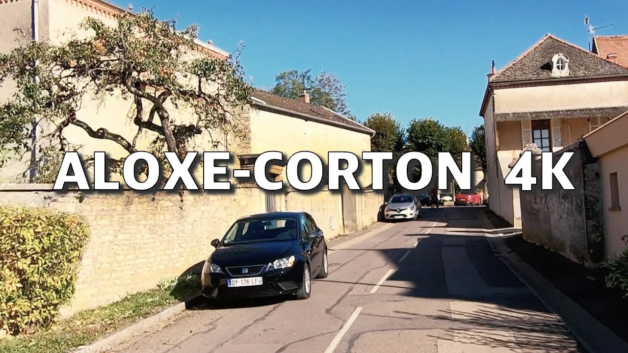 🇫🇷 Driving Europe [4K] Beaune to Aloxe-Corton, Burgundy, France