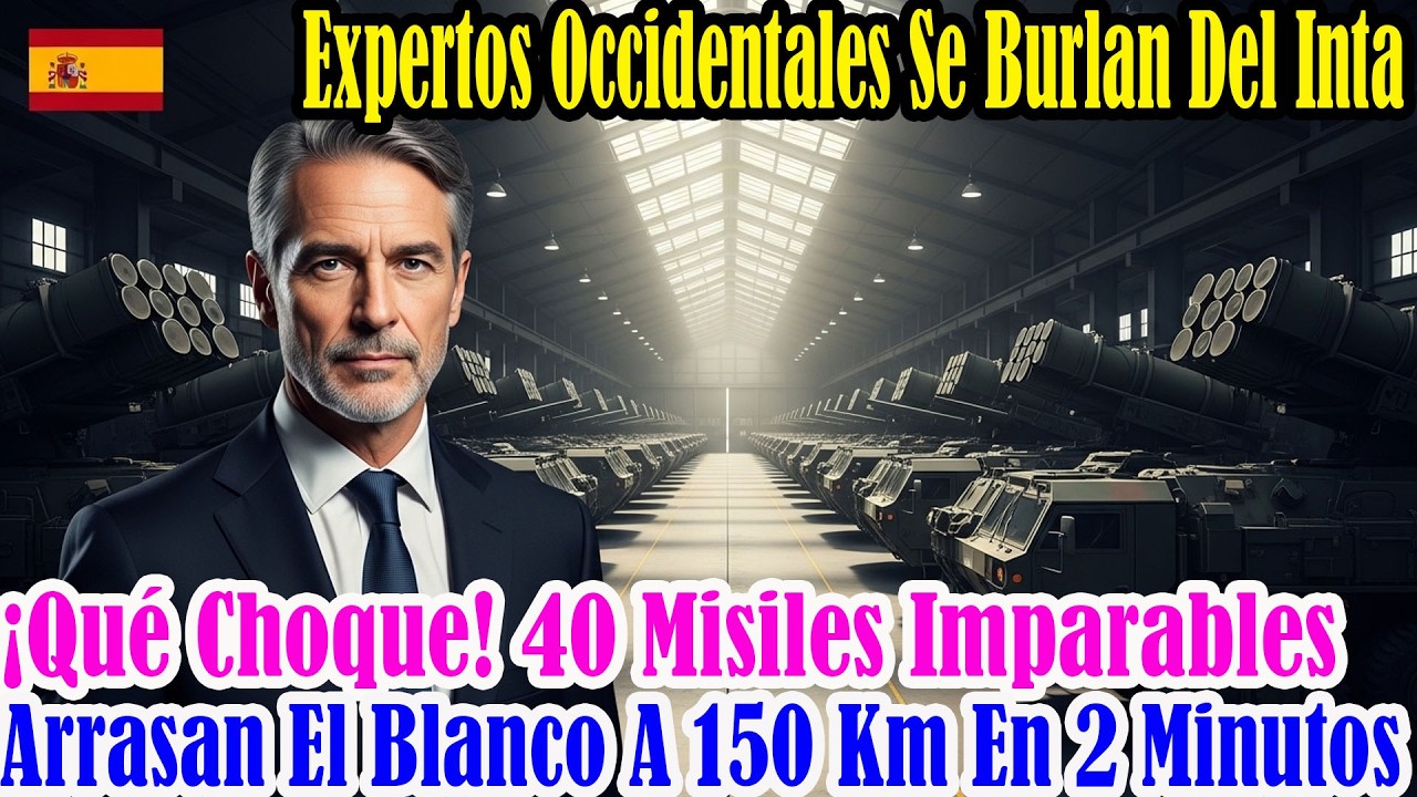 Se burlaron del INTA de España, pero 40 cohetes arrasaron un objetivo a 150 km en 2 minutos totales!