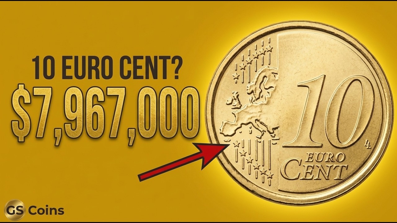 Монета в 10 евроцентов стоимостью $6 893 000? 😱 Редкие монеты в 10 евроцентов, которые стоит пров...