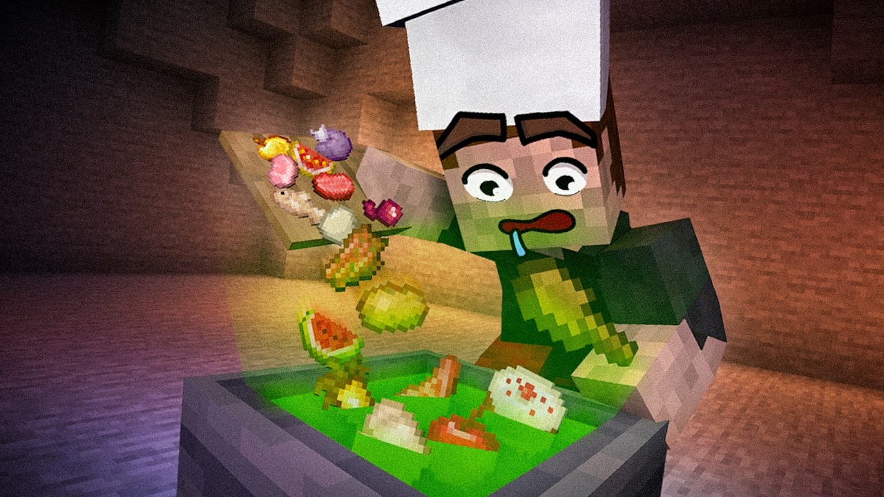 Więc Ugotowałem Zupę ze Wszytkiego 🥖🍄‍🟫🥕 - Minecraft Caveblock 3 | Część 14