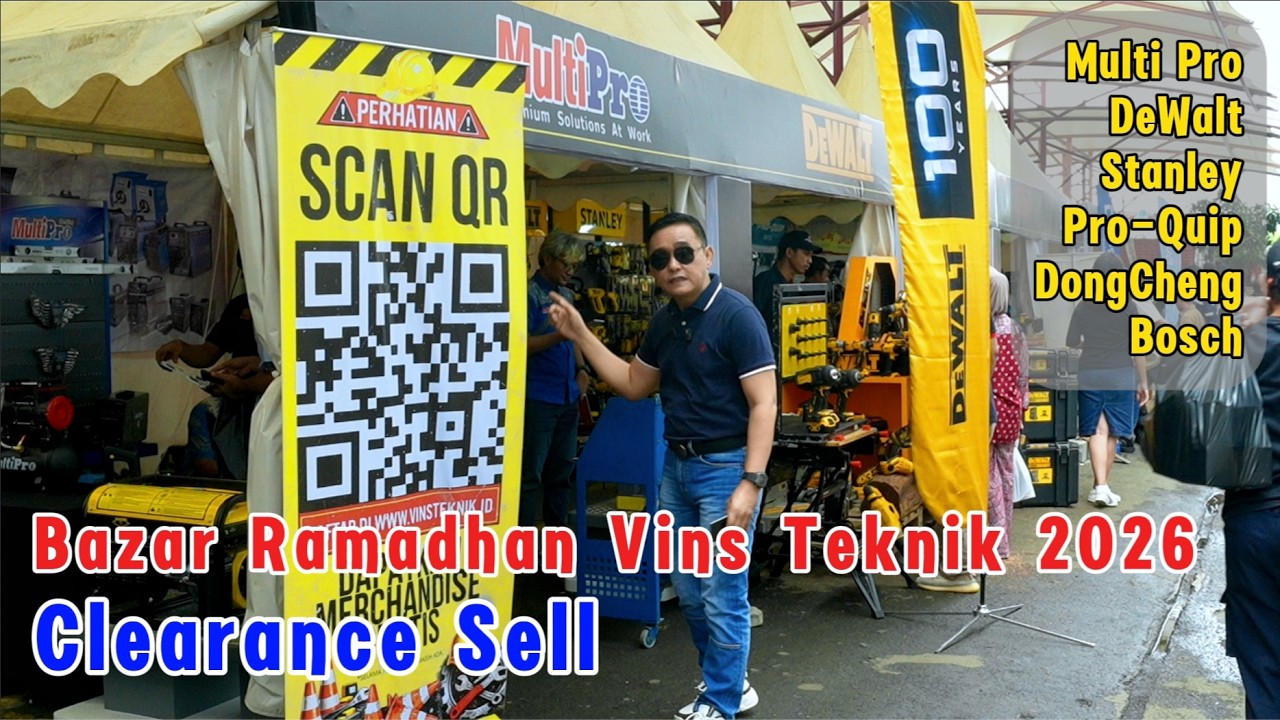 Power Tools & Handtools OBRAL di Bazar Ramadhan Vins Teknik 2026 LTC Glodok Jakarta