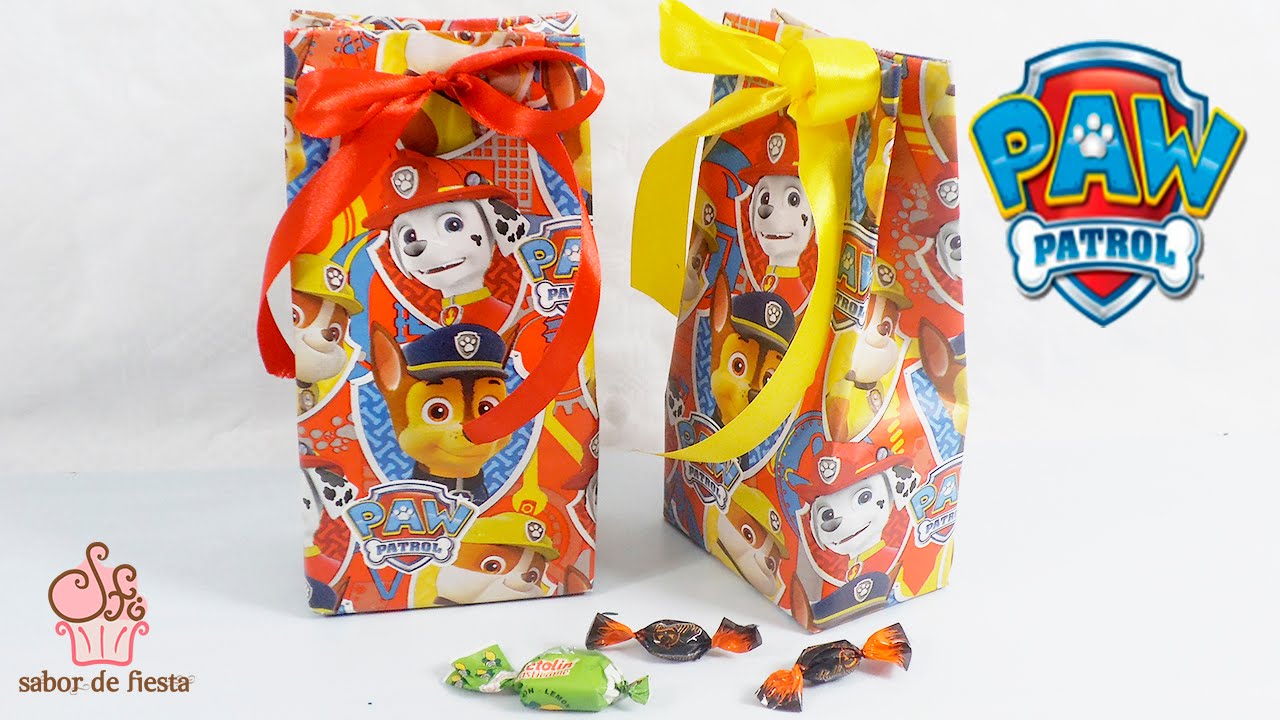 🎁 COMO HACER RECUERDOS DE CUMPLEAÑOS HECHOS CON CAJA DE LECHE / LA PATRULLA CANINA 🎈 Sabor de Fies