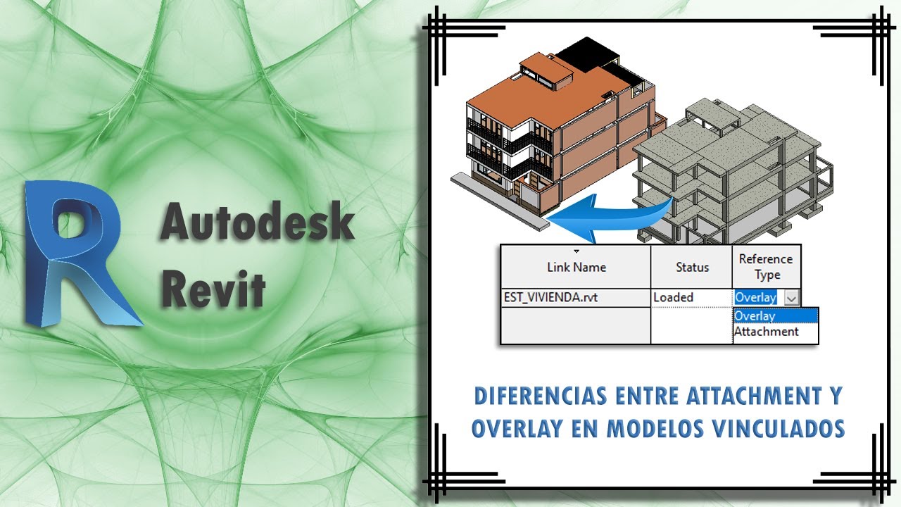 Revit tips: Diferencias entre Attachment y Overlay en modelos vinculados