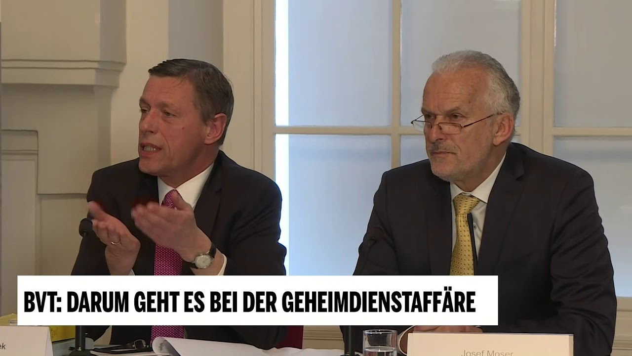 BVT: Pressekonferenz zur Geheimdienst-Affäre