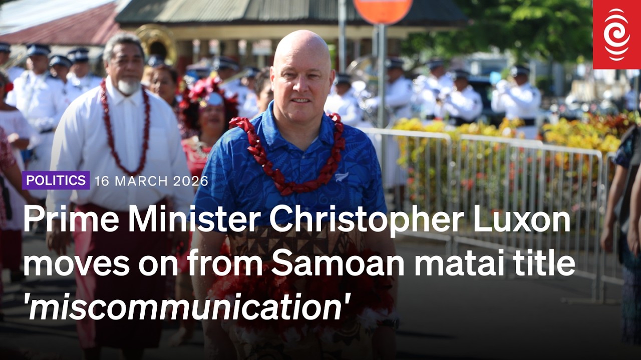 Prime Minister Christopher Luxon in Samoa | RNZ