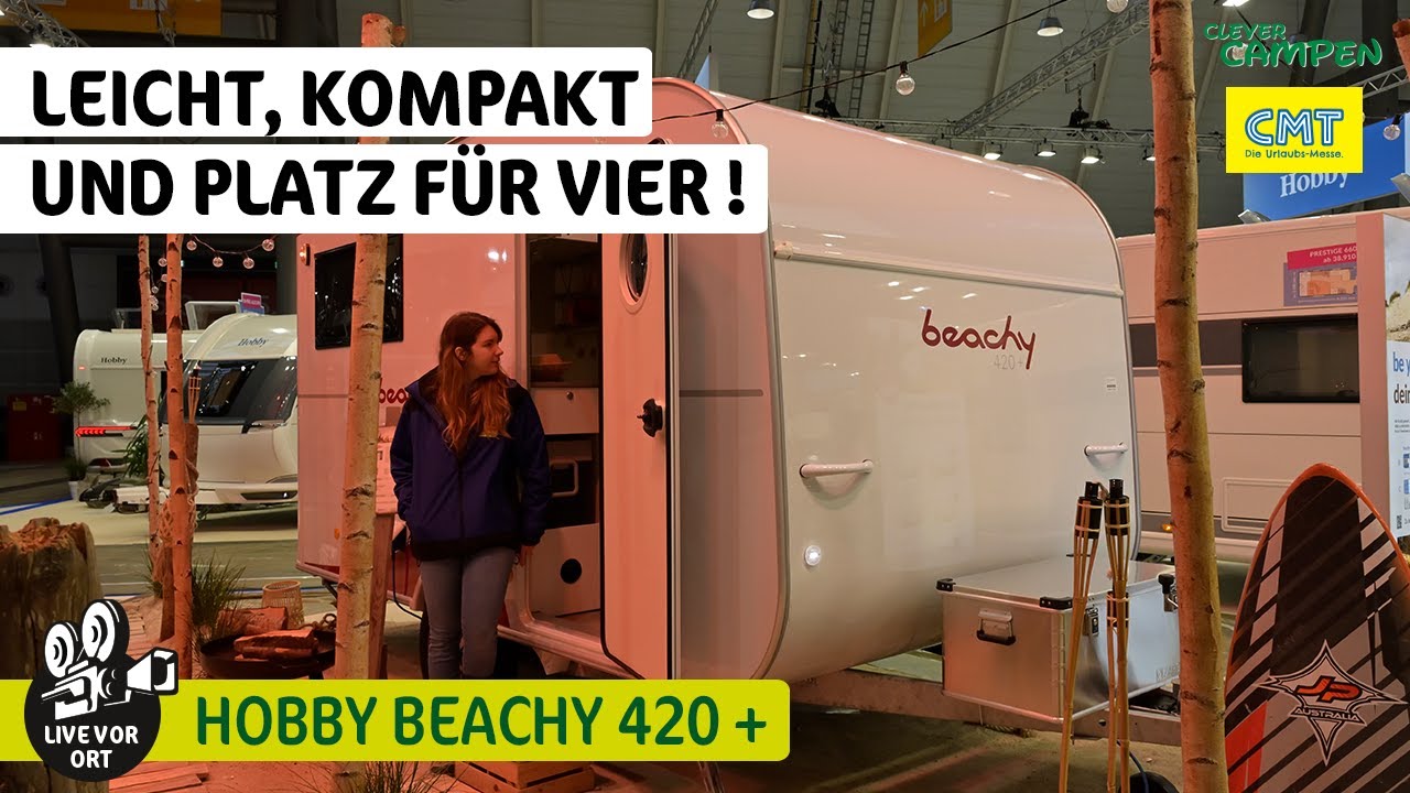 Hobby Beachy 420+: Der vielseitige Caravan für Familien und Gruppen! 🚐🌟
