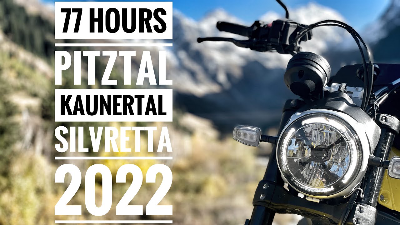 Pitztal, Kaunertal, Silvretta mit dem Motorrad 2022