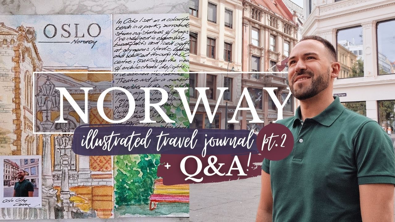 Journaling Q&A + NORWAY Illustrated Travel Journal! | Alesund, Bergen & Oslo