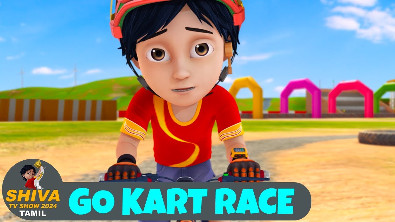 Shiva Episode 46 | Go Kart Race | சிவன் எபிசோட் 46 | New Action Cartoon | Shiva TV Show 2024 Tamil