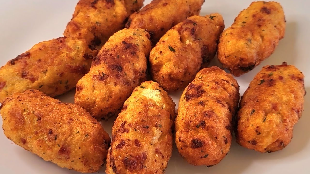¡CROQUETAS en 10 MINUTOS! SIN BECHAMEL, SIN REBOZAR, FÁCILES y RÁPIDAS DE HACER✅️ muy ECONÓMICAS